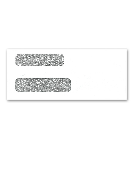 #8 Double Window Security Envelopes Self-Seal
