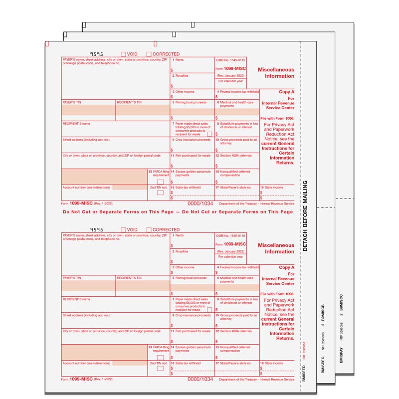 R*O様 ③シモン セット 10-pack - 2020 Tax Form 1096 Annual Transmittals ONLY (for